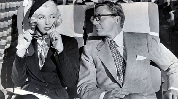 Marilyn Monroe with glasses