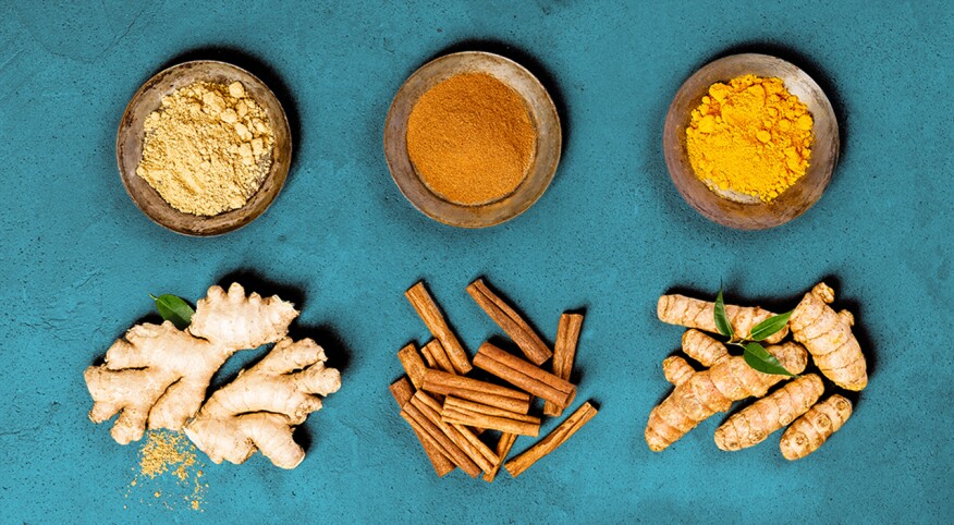 Ginger,,Turmeric,And,Cinnamon