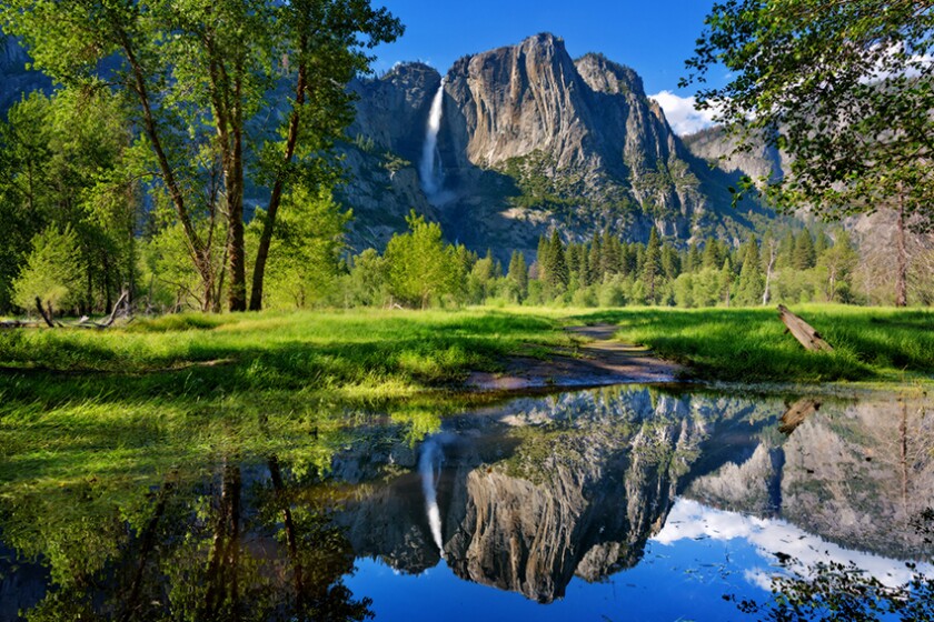 Landscape of waterfall