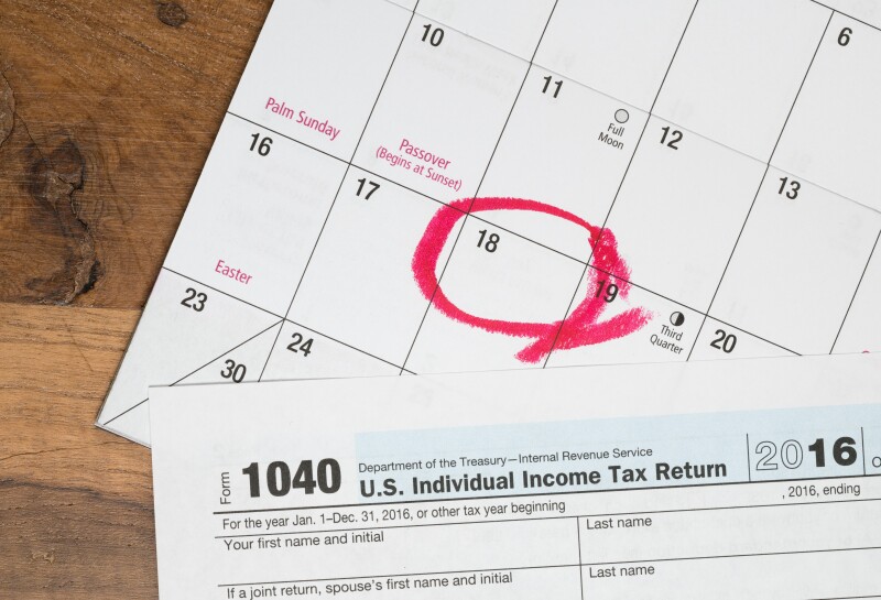 Tax day for 2016 returns is April 18, 2017