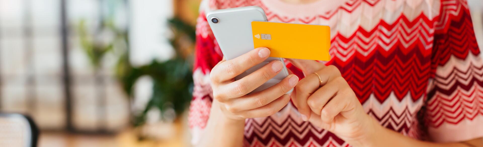 Crop Woman Using Smartphone For Online Shopping