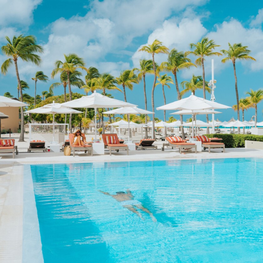 Bucuti & Tara Beach Resort pool in Aruba