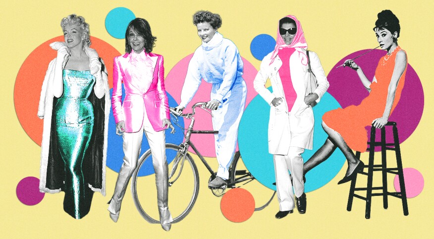 photo collage of fashion icons