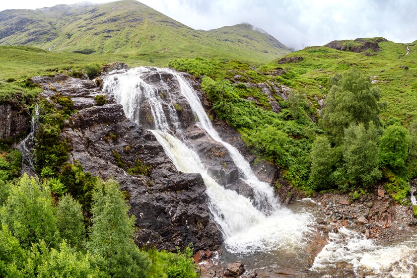 Glencoe waterfalls, Scotland
