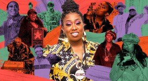 photo collage of Missy Elliott throughout the years