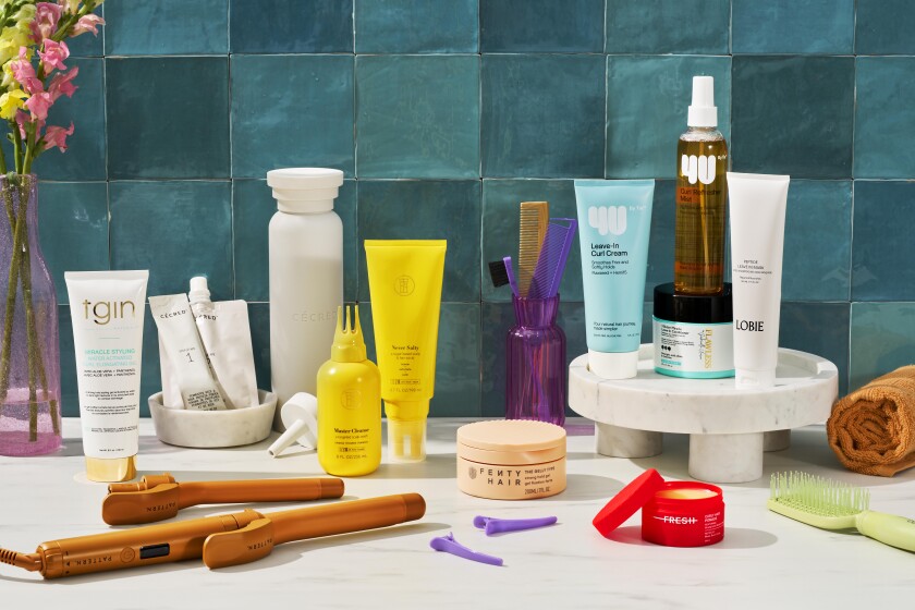 Various Black-owned hair brands