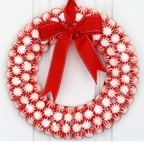 Peppermint wreath