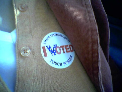 Electronic voting scares Me.
