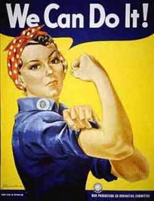 Rosie the Riveter Poster designed by J. Howard Miller