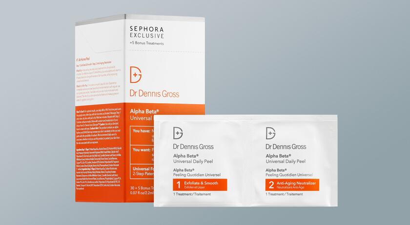 Skin care product on grey background