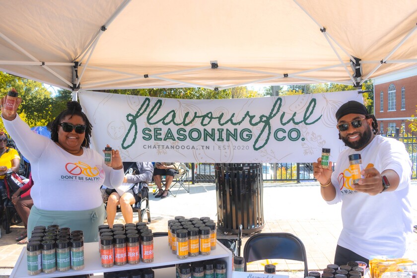 Vendors at Taste of Soul Atlanta in Atlanta, Georgia