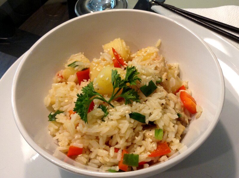 arroz con piña