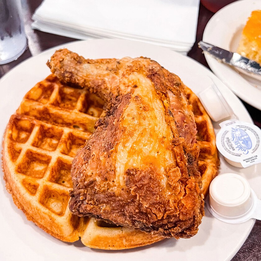 Chicken and waffles