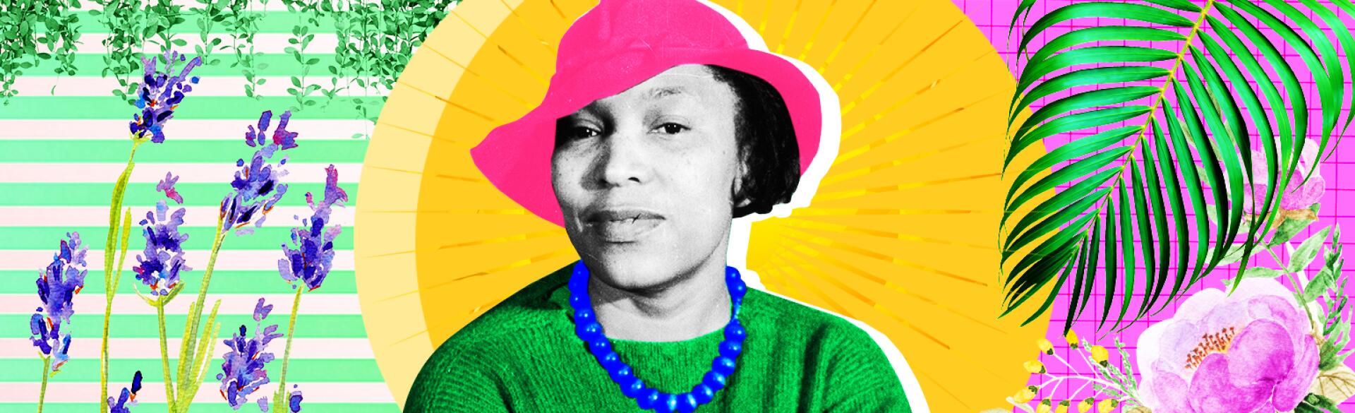 photo montage of zora neale hurston by lyne lucien