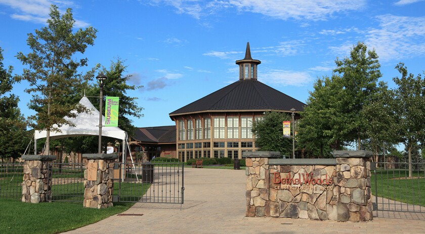 Bethel Woods Center for the Arts, concert hall, museum commemorating Woodstock Music Festival, Bethel, New York, USA