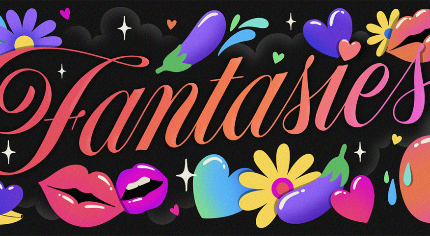 typography of the word fantasies