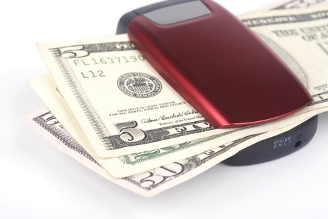 Cell phone and dollars