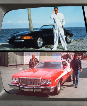 Classic cars from Starsky & Hutch, Knight Rider, Miami Vice and the A-Team