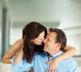 Middle Aged couple smiling