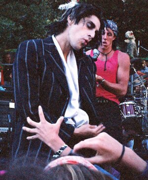 Jane's Addiction performing outdoor concert