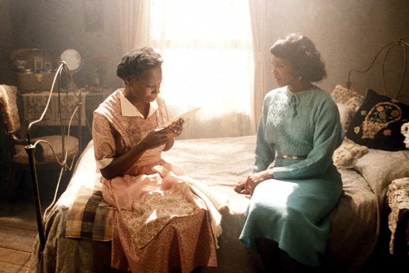 The Color Purple Year : 1985 USA Director : Steven Spielberg Whoopi Goldberg, Rae Dawn Chong