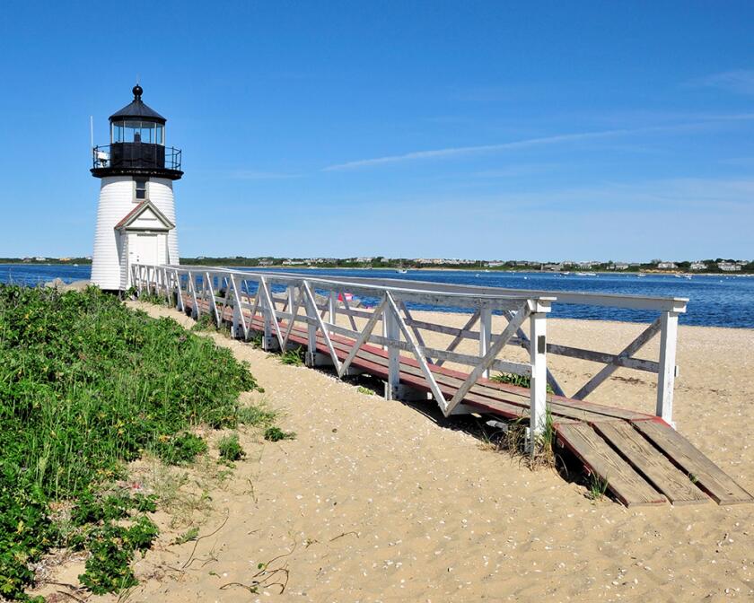 Nantucket`s Brant Point Lighthouse
