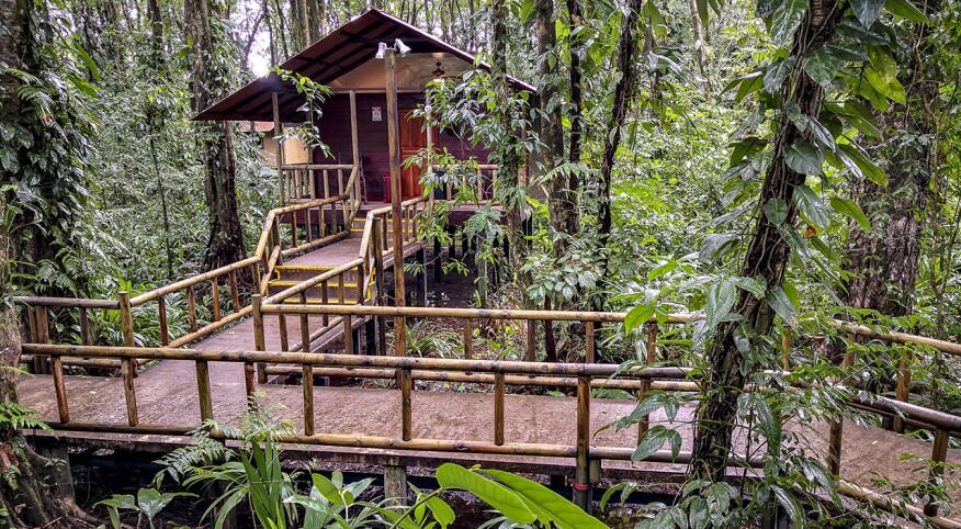 house in the rainforest of Costa Rica