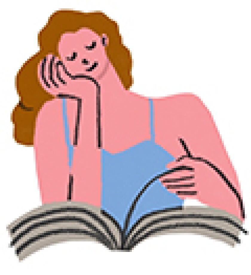 girlfriend, aarp, reading
