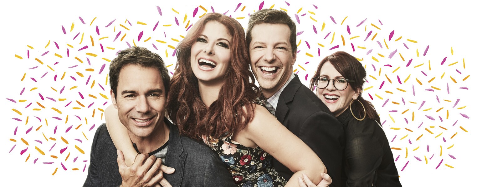 AARP, The Girlfriend, Will and Grace, Eric McCormack, Debra Messing, Megan Mullally, Sean Hayes, NBC, Must See TV, reboot
