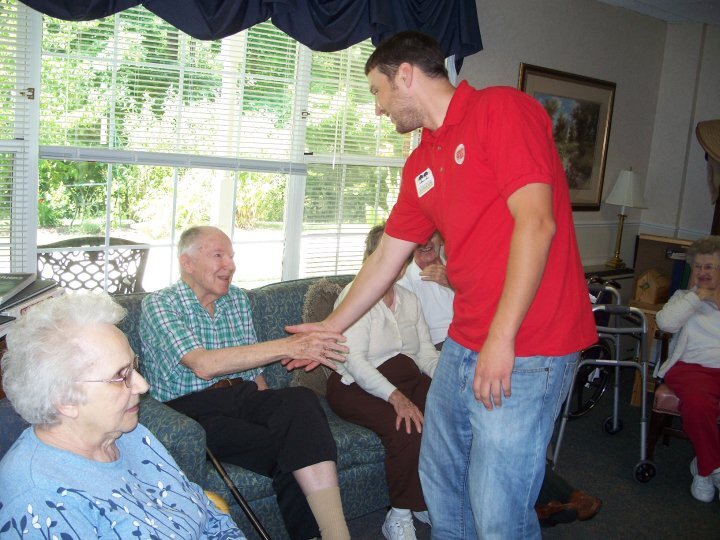 Visiting the elderly