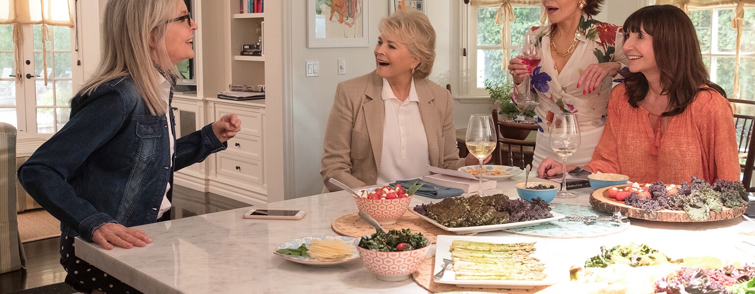 AARP, the Girlfriend, 50 shades of grey, the book club movie, diane keaton, Candice Bergen, Jane Fonda, Mary Steenburgen