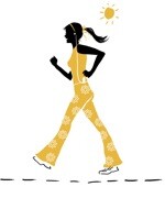 Walking image from website
