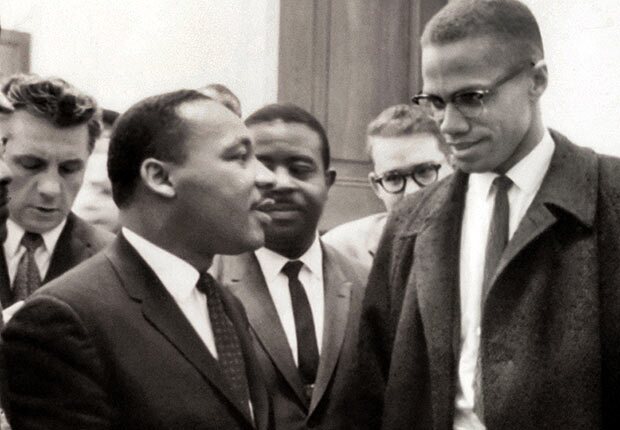 Martin Luther King and Malcolm X