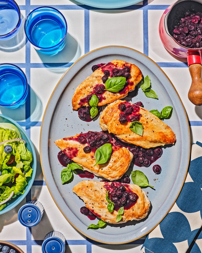 Blueberry-Dijon Chicken from above