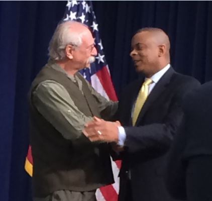 Dan Burden and Anthony Foxx