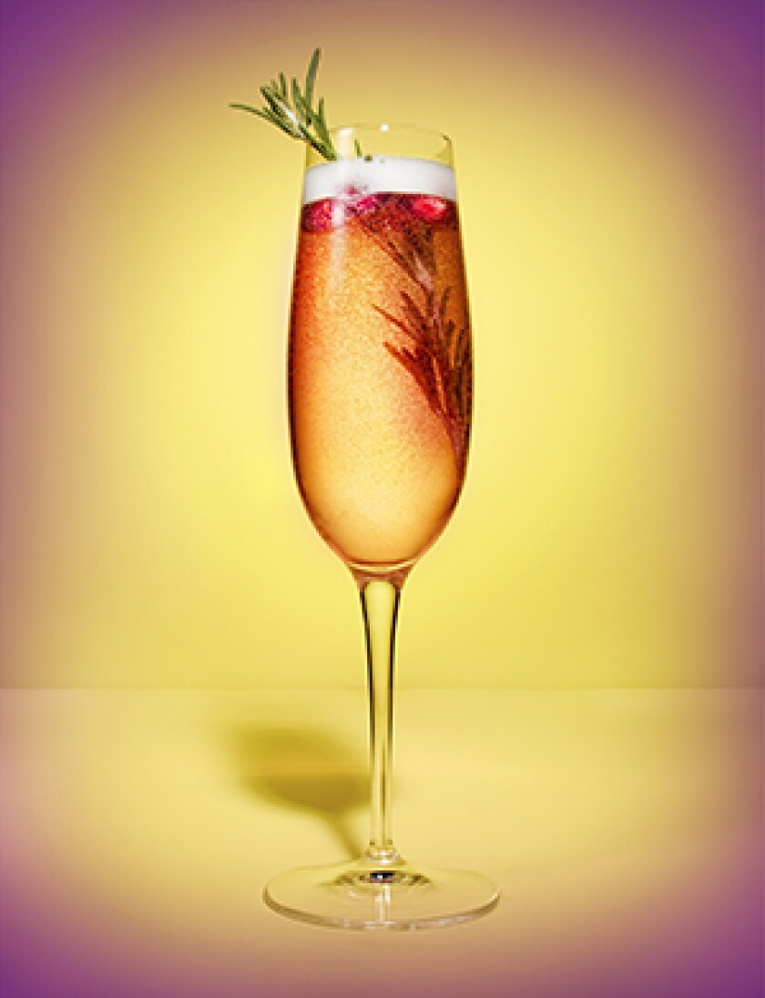 AARP, The Girlfriend, Cranberry, Champagne, cocktails