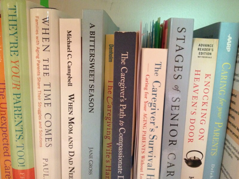 photo of caregiving books
