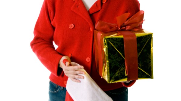 Woman With Gifts - Frantic Holiday