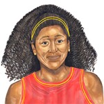 Portrait Illustration of Naomi Osaka