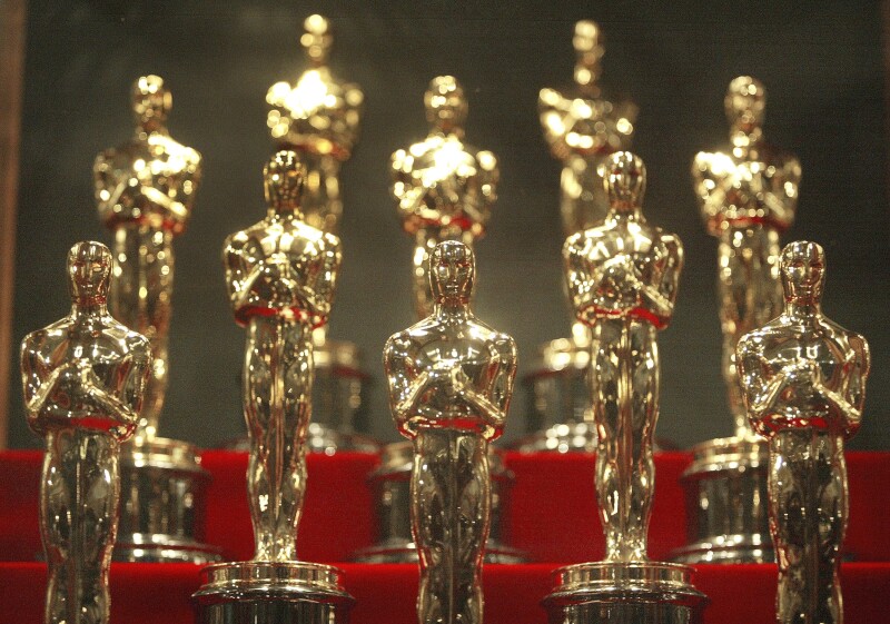 Oscar Statuettes On Display At Chicago Museum Of Science & Industry