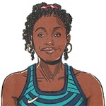 portrait illustration of Breanna Clark by Amanda H. Whitehurst