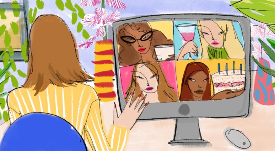 illustration_of_lady_on_a_zoom_meeting_with_coworkers_by_anjelica _roselyn_1540x600