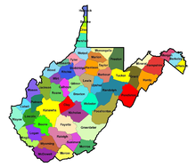 WV map