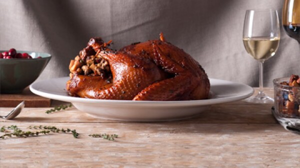 Thanksgiving turkey - pavo para cena de Acción de Gracias