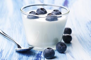 Blueberry yogurt