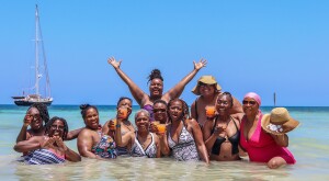 A photo of a group of women at a wellness retreat.