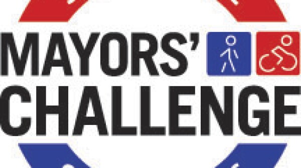 Logo for Mayors' Challenge for Safer People, Safer Streets