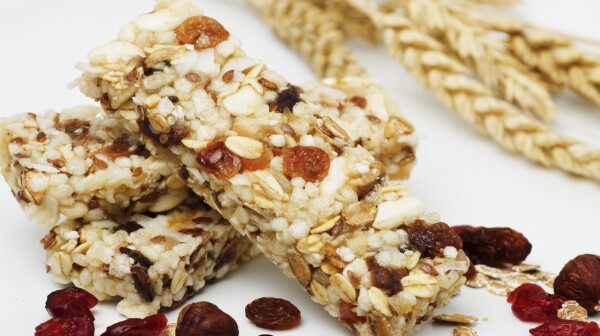 Portein bars with dried fruit