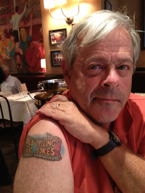 Dan Okrent tatoo photo credit Eric Spiegelman