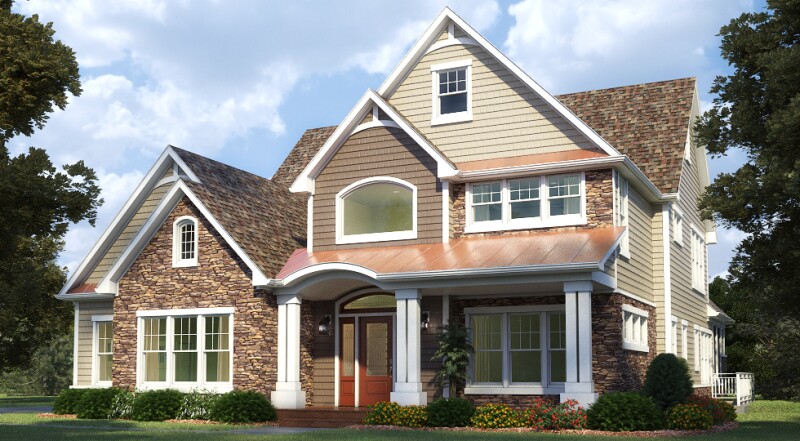 The house after being digitally remodeled as a Home for Life.